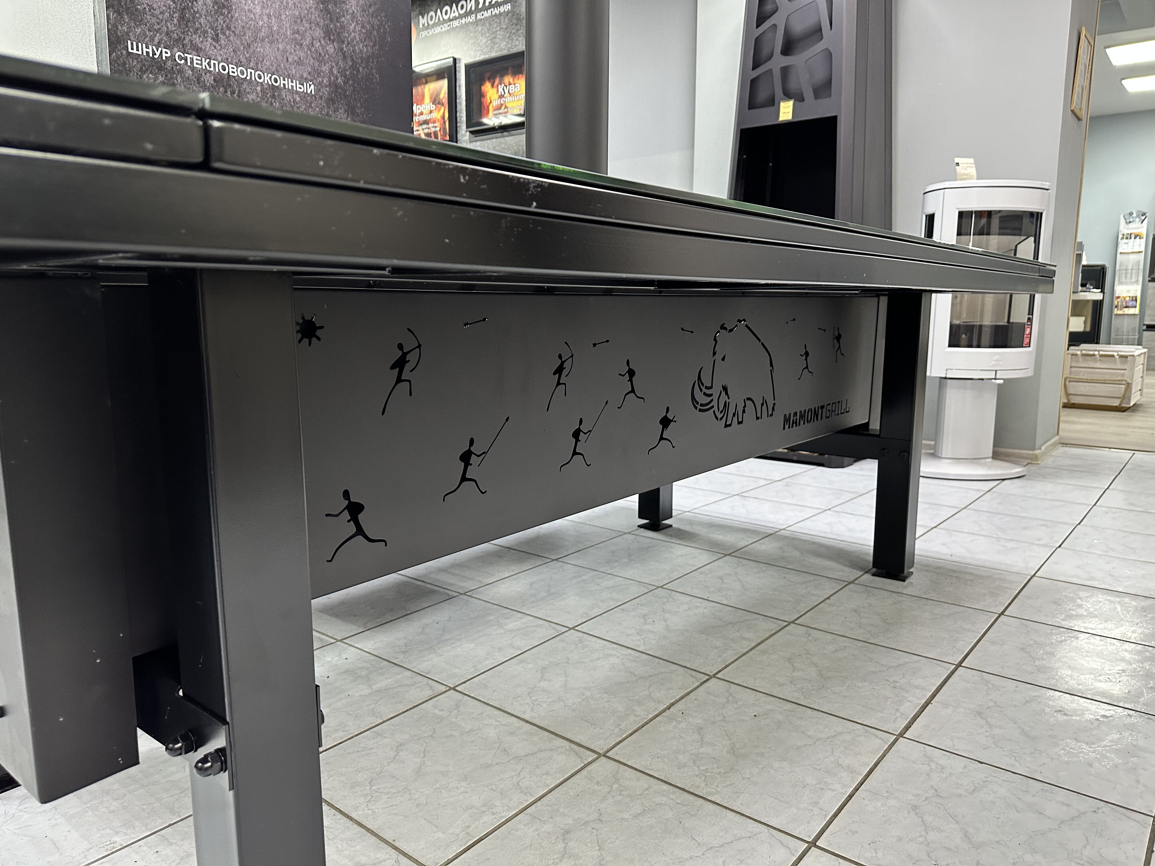 Большой стол гриль "Мамонт"