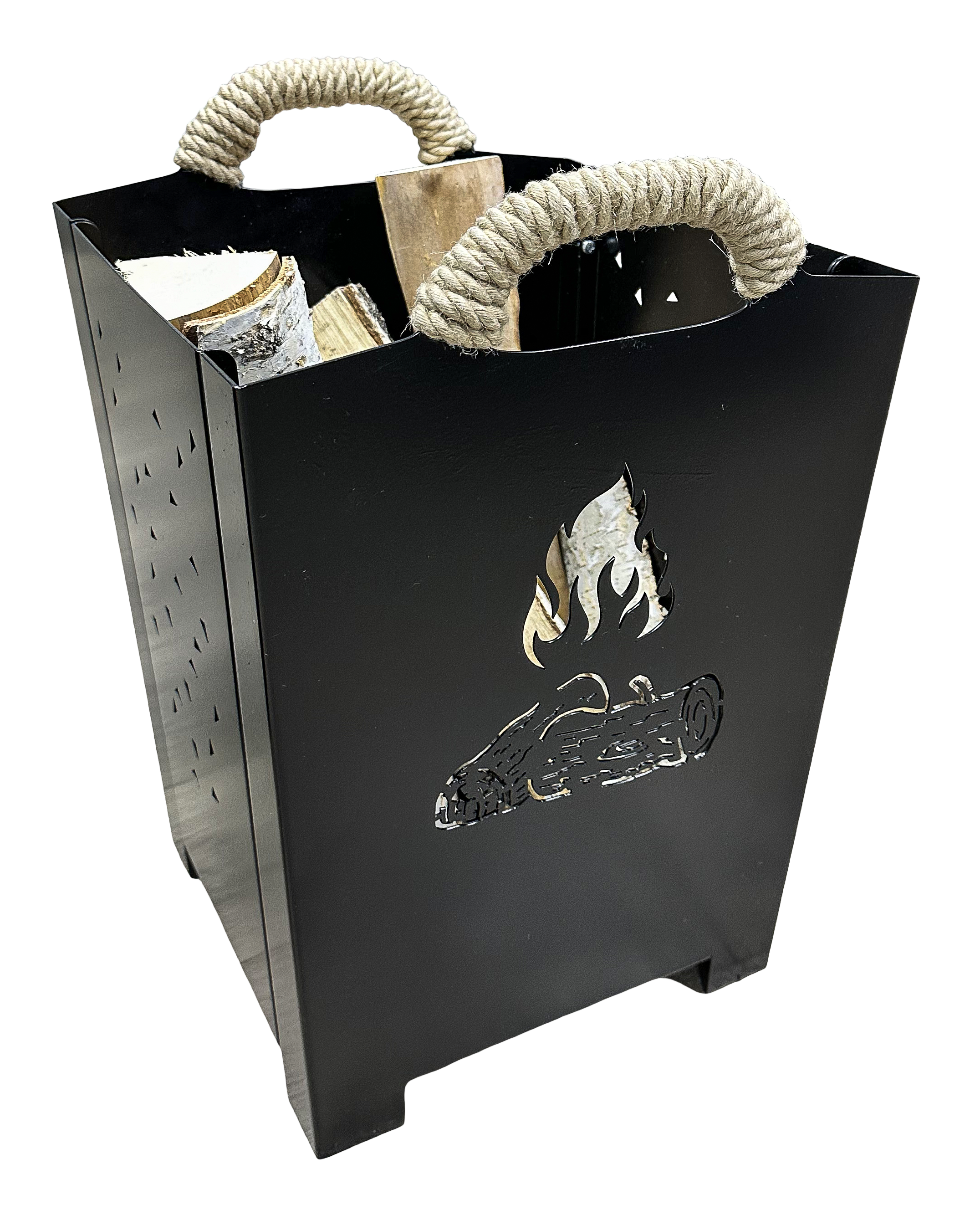 Дровница с ручками малая