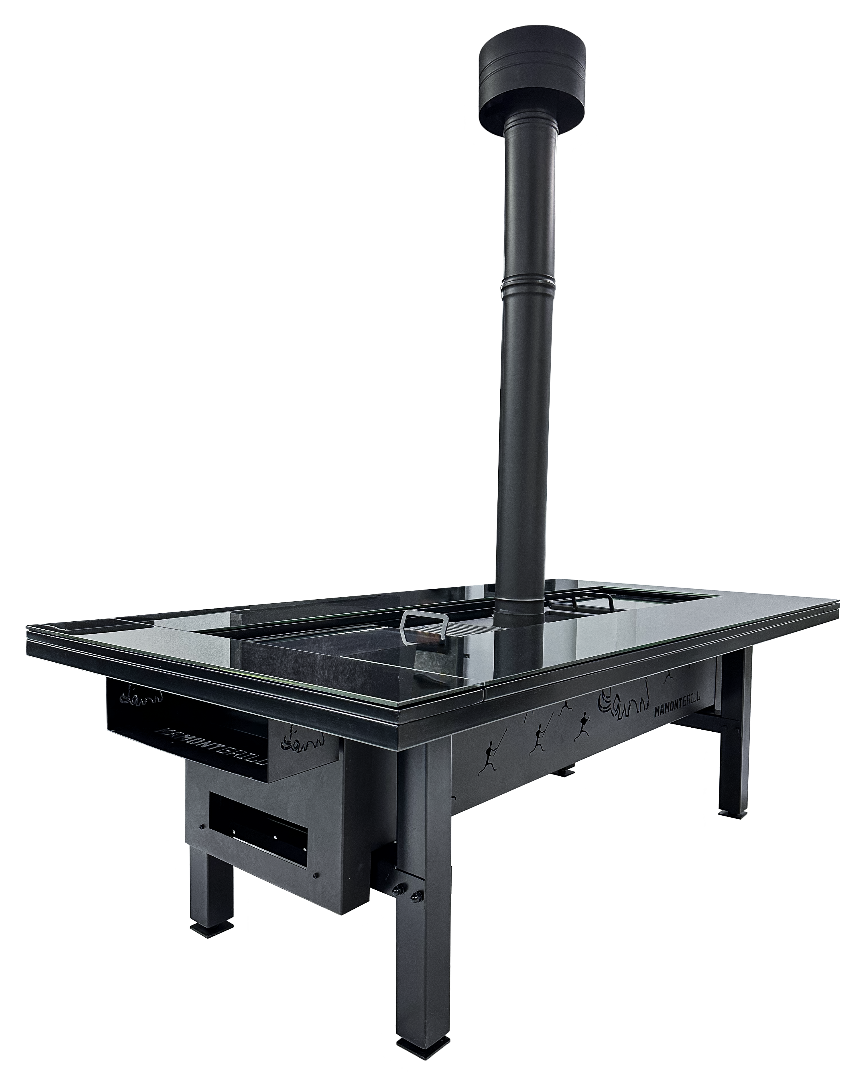 Большой стол гриль "Мамонт"