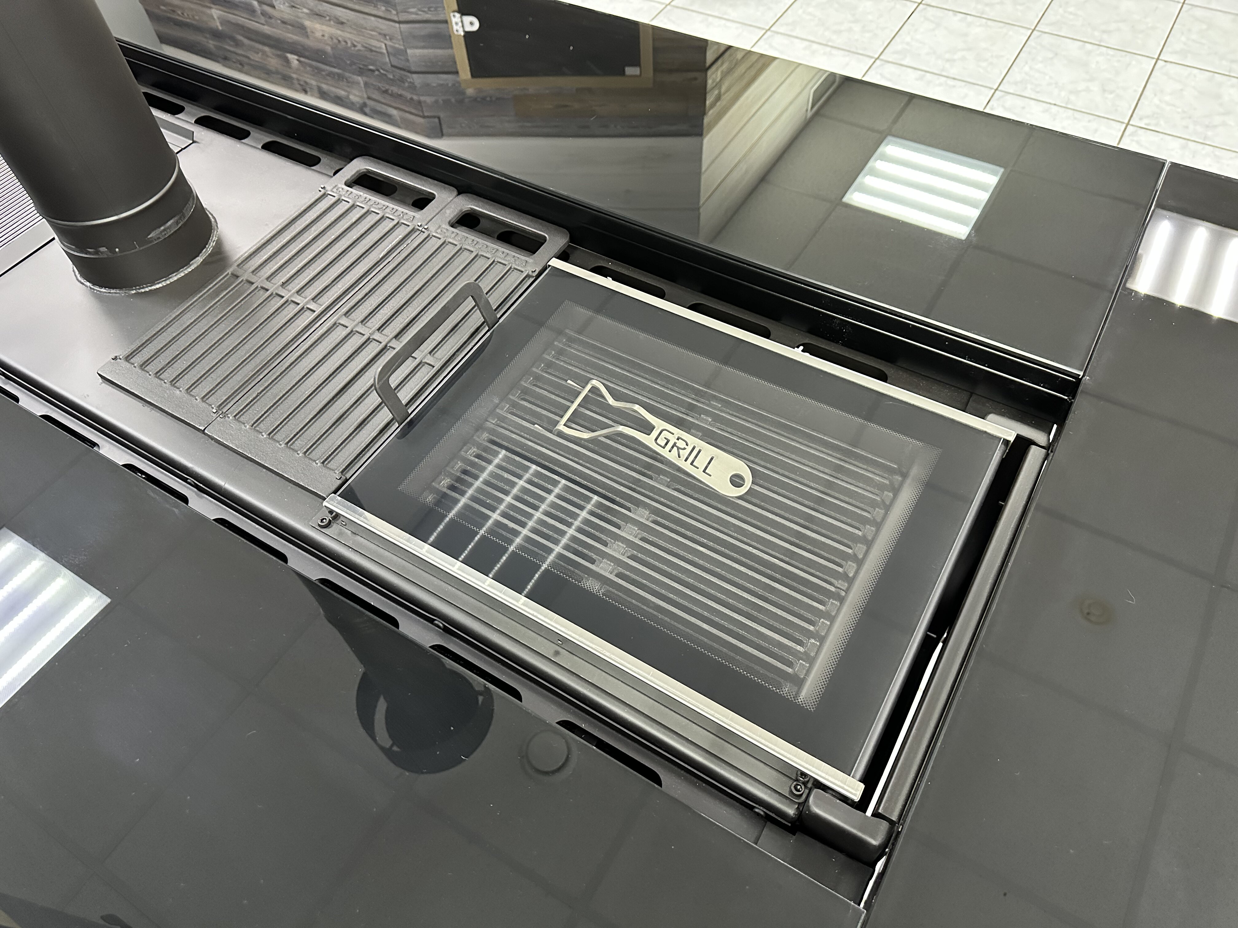 Большой стол гриль "Мамонт"